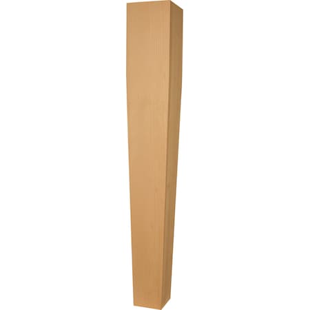 34 1/2 X 5 5 4-Sided Tapered Square Leg In Beech
